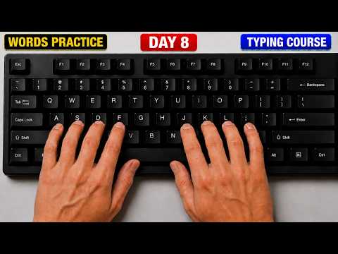 English Typing Course Day-8 | Free Typing Lessons | Touch Typing Course | EasyTech Class