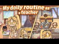 MY DAILY ROUTINE AS A TEACHER | AVATAR WORLD #avatarstory #pazu #tocaboca
