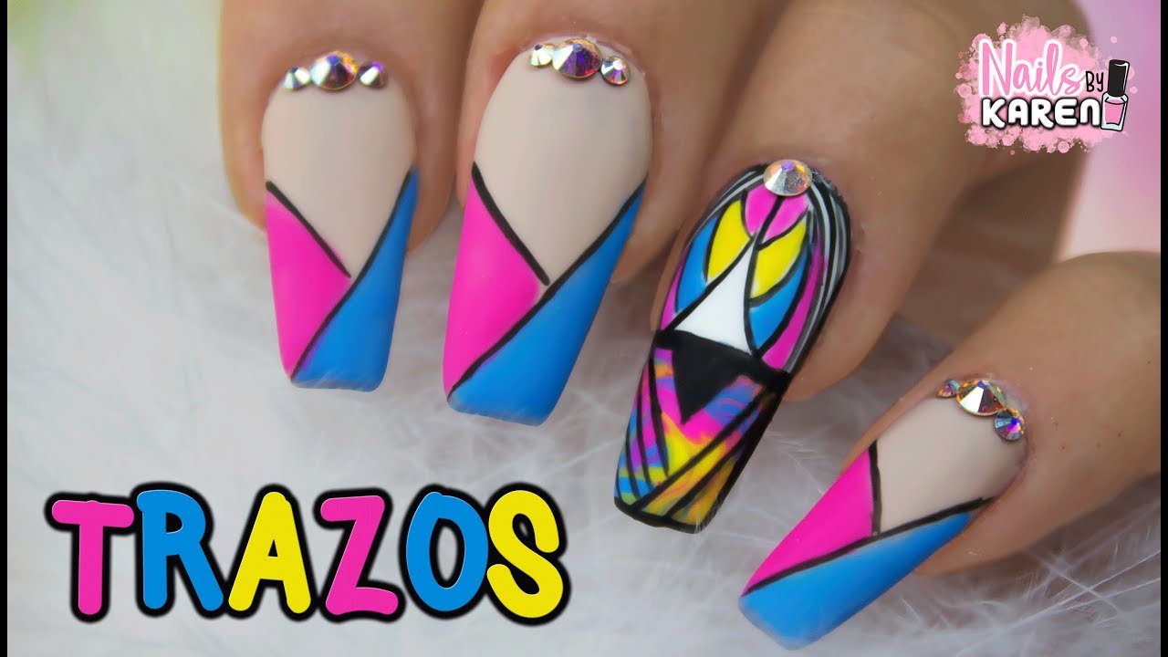 UÑAS COLORIDAS con TRAZOS - thptnganamst.edu.vn