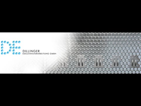 Dillinger Edelstahlverarbeitung Lochblech Tochter Der Dillinger Fabrik Gelochter Bleche Df Group Youtube