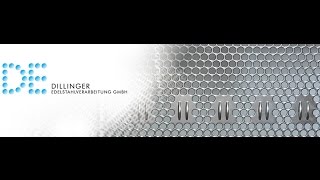 Dillinger Edelstahlverarbeitung Lochblech Tochter Der Dillinger Fabrik Gelochter Bleche Df Group Youtube