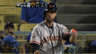 SF@LAD: Belt knocks in six runs on five hits screenshot 2