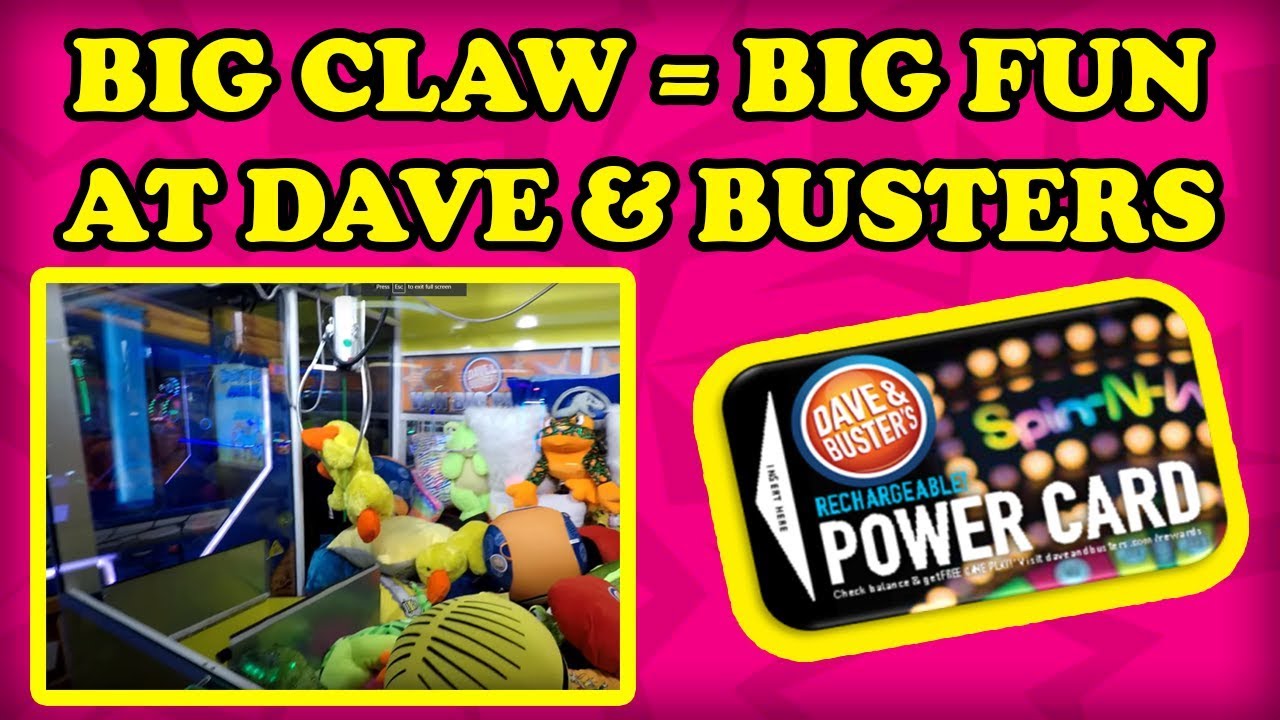 Dave And Busters Super Power Card sharatruck