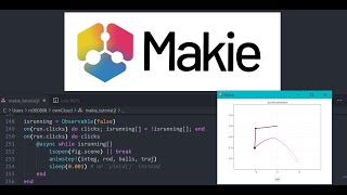 Making animations and interactive applications in Makie.jl