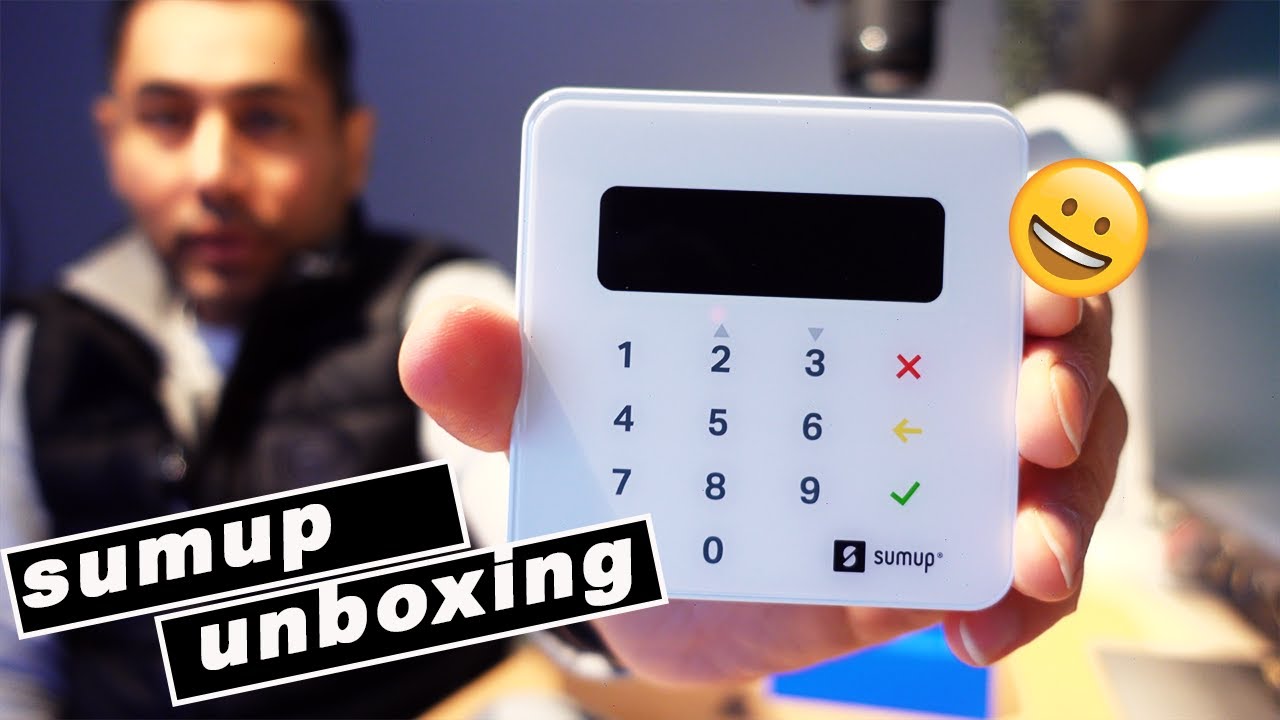 SumUp card reader unboxing & setup 