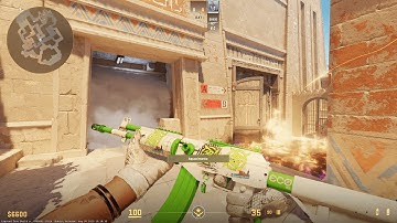 CS2 How to take MID CONTROL as T on NEW Anubis - Counter Strike 2 Anubis Mid Smoke and Door Mollotov