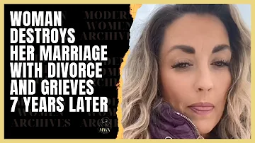 Woman Destroys Her Family By Getting Divorced. Modern Women Ruin Their Marriage And Grieve Over It