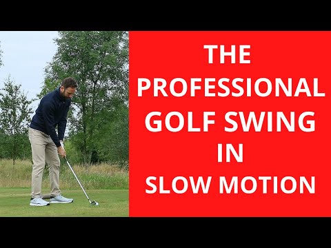 THE PROFESSIONAL GOLF SWING IN SLOW MOTION