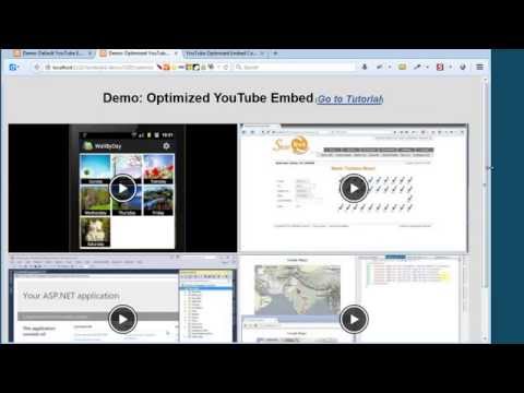 Demo: Faster and Responsive YouTube Embed Generator