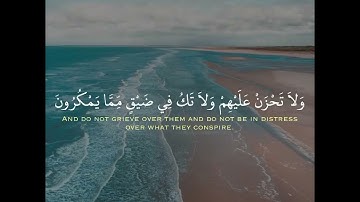 وَاصْبِرْ وَمَا صَبْرُكَ إِلَّا بِاللَّه | تلاوة مؤثرة | القران الكريم حالات واتس اب | تلاوة خاشعة 💙