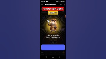 2 August Hamster Kombat Daily Cipher Code Today