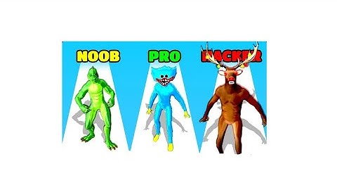 Monsters Lab - Freaky Running Gameplay - NOOB vs PRO vs HACKER