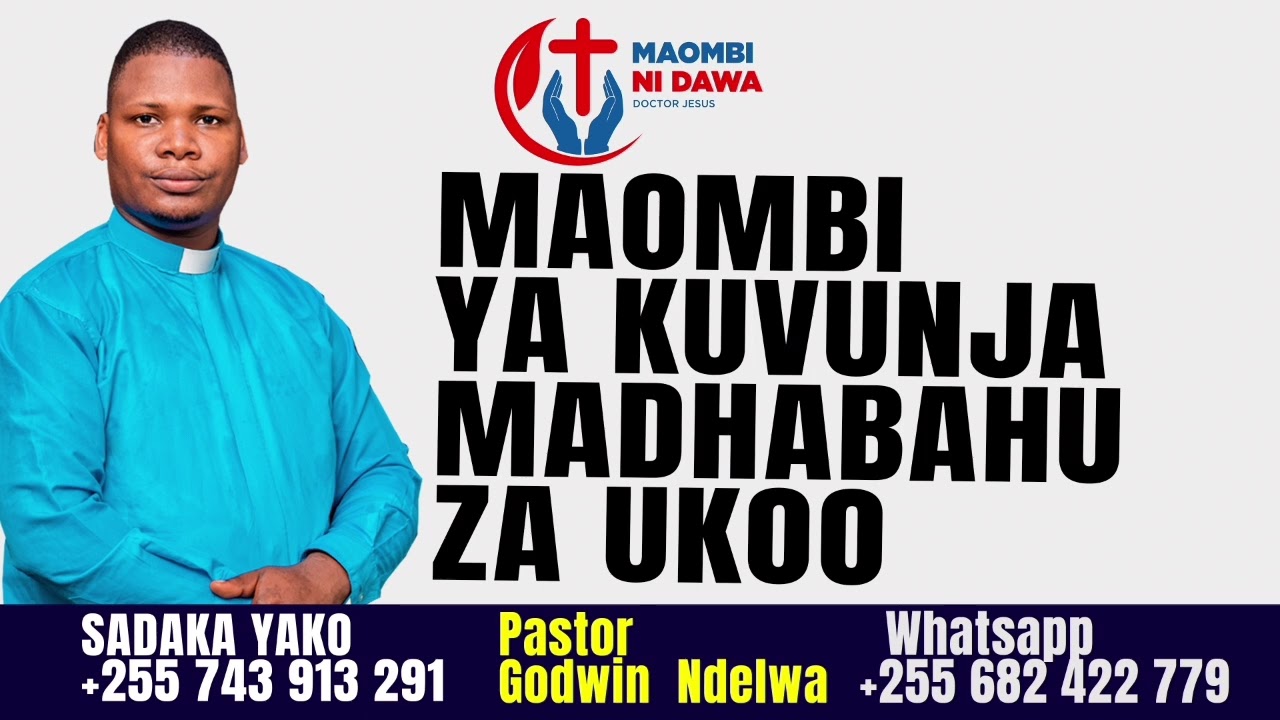 MAOMBI YA KUVUNJA MADHABAHU ZA UKOO,FAMILIA,JAMAA, MIZIMU,MATAMBIKO, NGUVU ZA GIZA - MAOMBI NI DAWA
