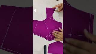 High neck blouse cutting/परफेक्ट ब्लाउजकी कटिंग🥻how toblouse cutting#shortsfeed#viral #afroztailor
