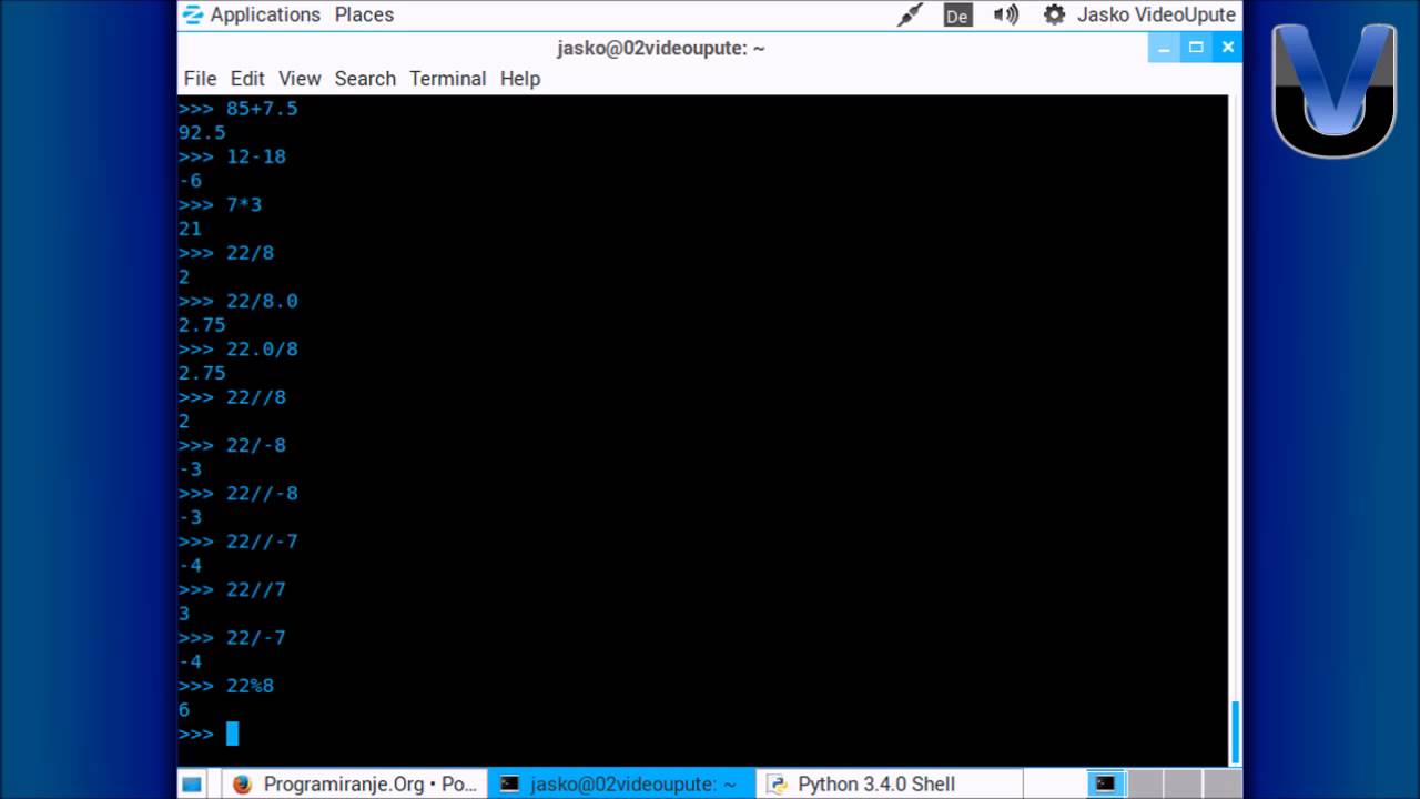 Uvod u python python kao kalkulator youtube