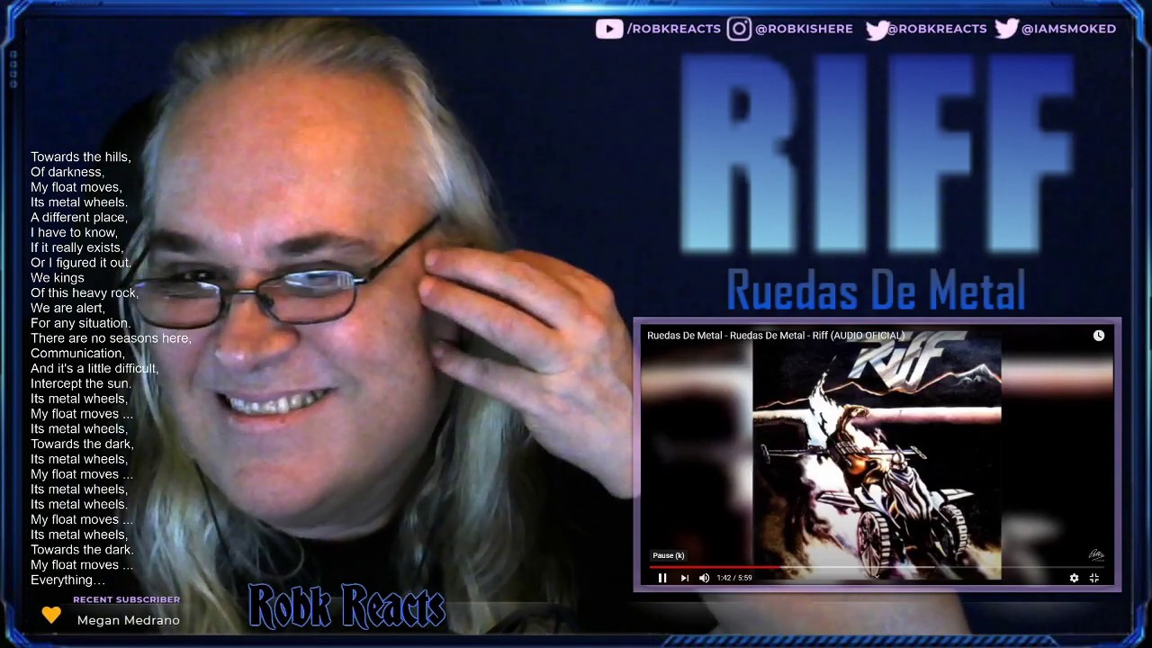 Riff - First Time Hearing - Ruedas De Metal - Requested Reaction
