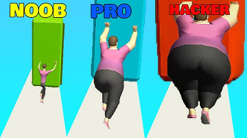 Fat Pusher - NOOB vs PRO vs HACKER