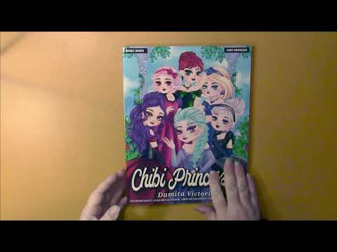 Flip & Review: Chibi Princesses by Damita Victoria  (Adult Coloring)
