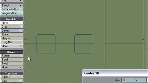Center Functions in NewTek