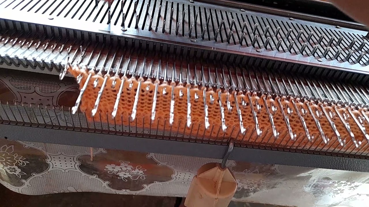 30: punto panal de abejas a maquina