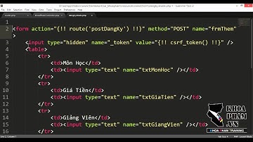 Lập trình Laravel tại KhoaPham Vn   Bài 37 112 Form Request