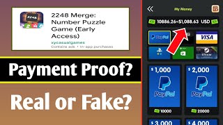 2248 Merge Payment proof? | Real or fake | Withdrawal, 2248 Merge Number Puzzle Game screenshot 3
