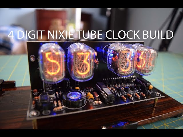 4 Digit IN-12 Nixie Tube Clock Build Using $40 eBay kit