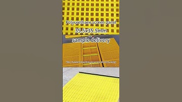 WS85 type dewatering screen panel delivery to Canada country. #mining #exciter #vibratingscreen