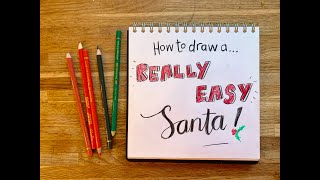 How to DRAW SANTA!!