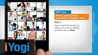 How to upload photos and videos on Google™ Drive in HTC® One screenshot 3