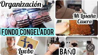 Vlog CASA a PUNTO/ Hoy FONDO CONGELADOR/LASAÑA Paso a Paso/Luvbo Joyas/BAÑO