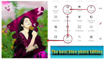 Snapseed Dark Blue And Bird Effect Photo Editing Tutorial | Snapseed Background Colour Change Tricks
