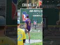 How Did He Know?😳 #dingersornothing #wiffleball #baseball #shorts