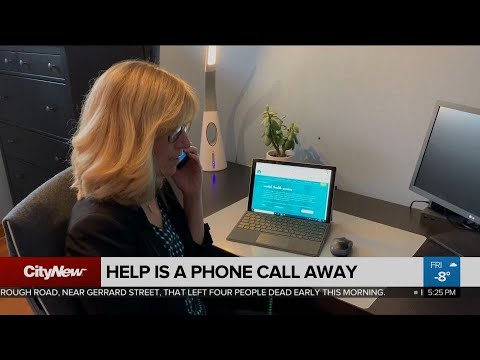 Telephone counselling set