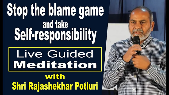 Stop the blame game and take self-responsibil...  ...