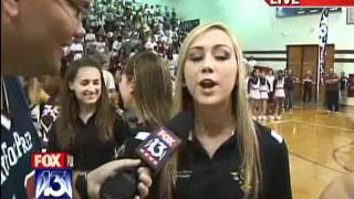 Brandon Highschool vs Armwood Highschool prep rally on fox 13 news!