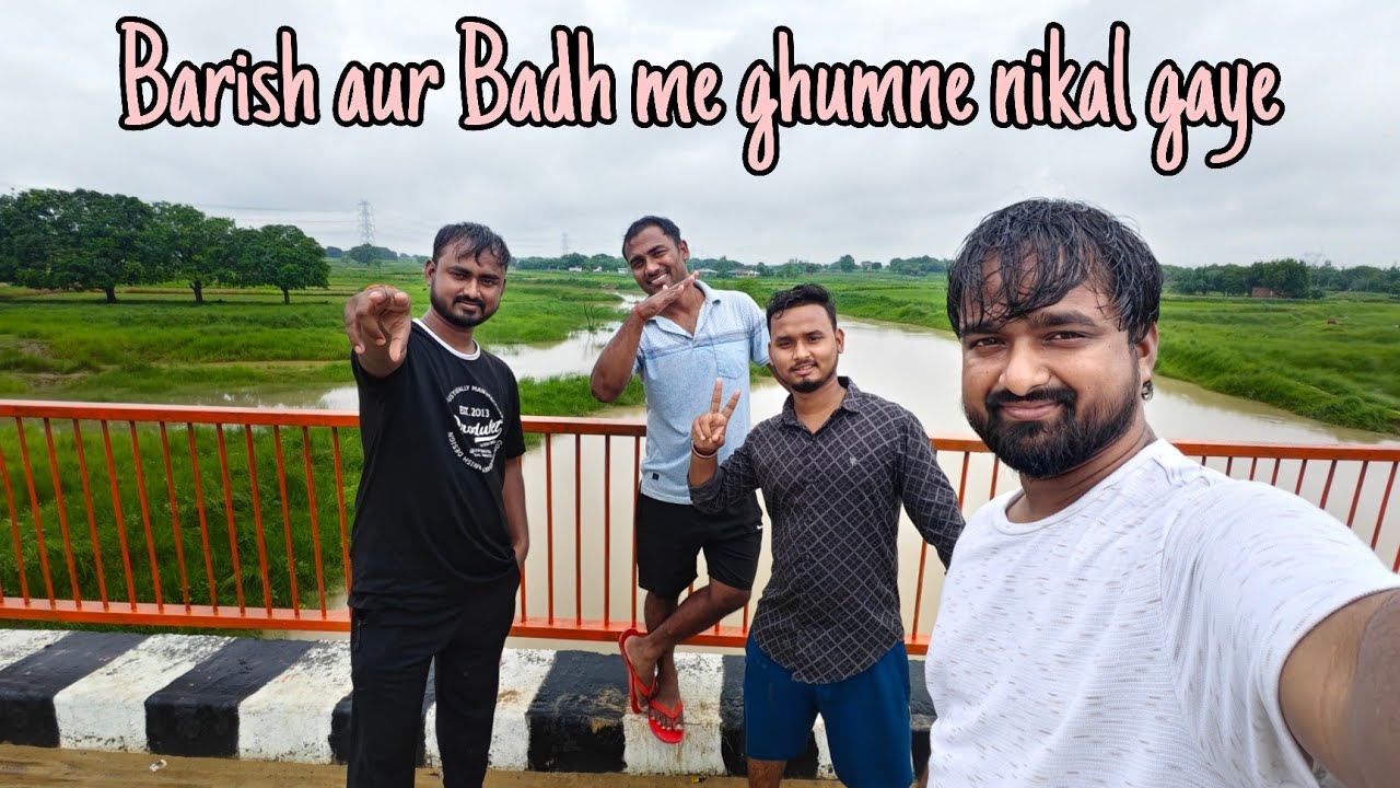 Gaon Ki Baarish 🌧️ | Badh me ghumne nikal gye | takivlog | takivlog24 | vlog