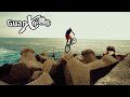 Dangerous Trial Bike Harbor Stunt by Vincent Hermance  (WE MADE THE NEWS!)