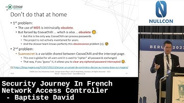 Nullcon Berlin 2023 | Security Journey In French Network Access Controller by Baptiste David