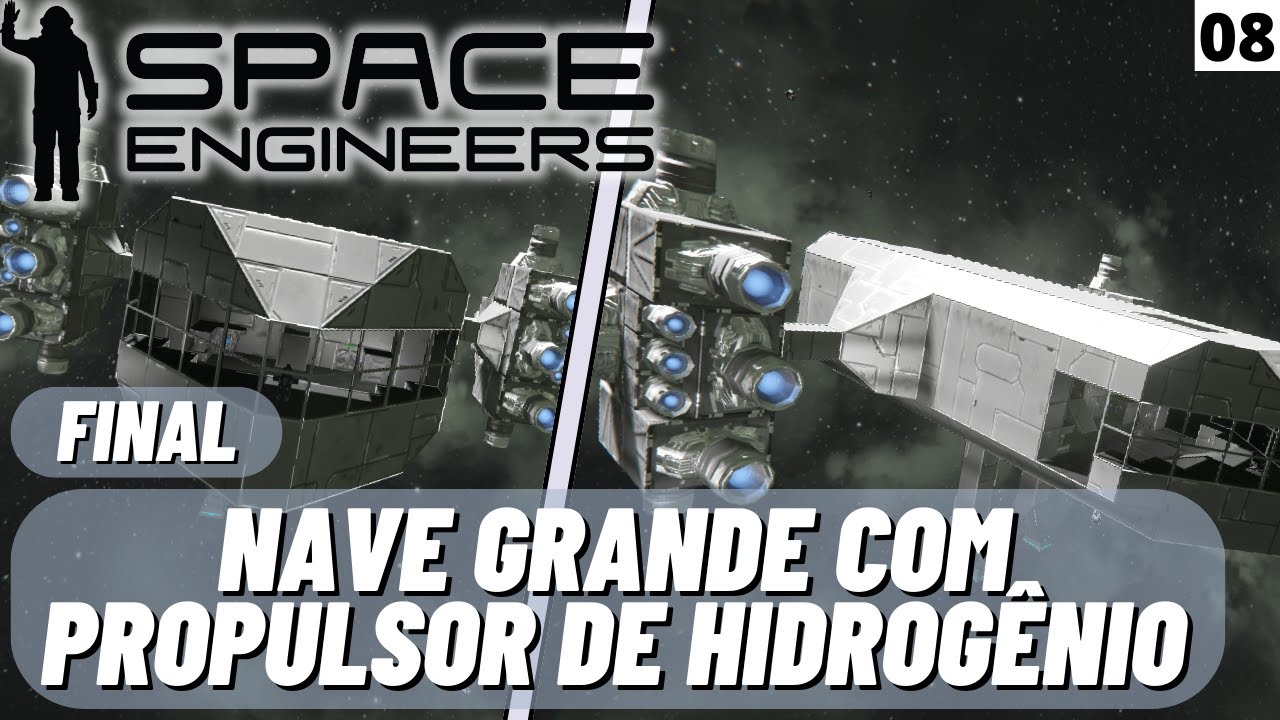 Finalizamos a NAVE GRANDE com PROPULSOR DE HIDROGÊNIO no SPACE ...