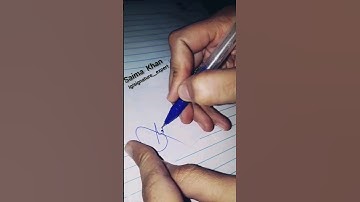 Saima khan signature done/how to make signature of my name #viral #signature #shorts #ytshorts