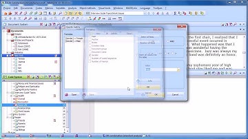 [2012] MAXQDA 10 and MAXQDA 11: Quote Matrix