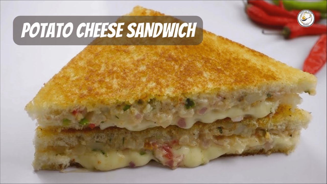 Cheesy Potato Sandwich Recipe | Easy & Delicious Snack in Minutes!