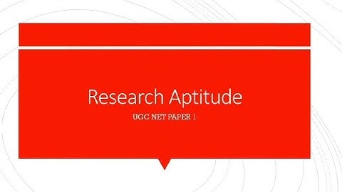 RESEARCH APTITUDE (PART 1) in Malayalam
