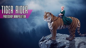 Tiger rider | Photoshop manipulation tutorial effect