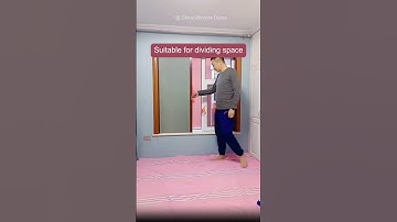 The invisible partition door with no drilling design only takes 15 minutes to install