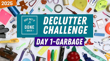 🧹🗑🧽 Day 1-Garbage 2025 DECLUTTER CHALLENGE