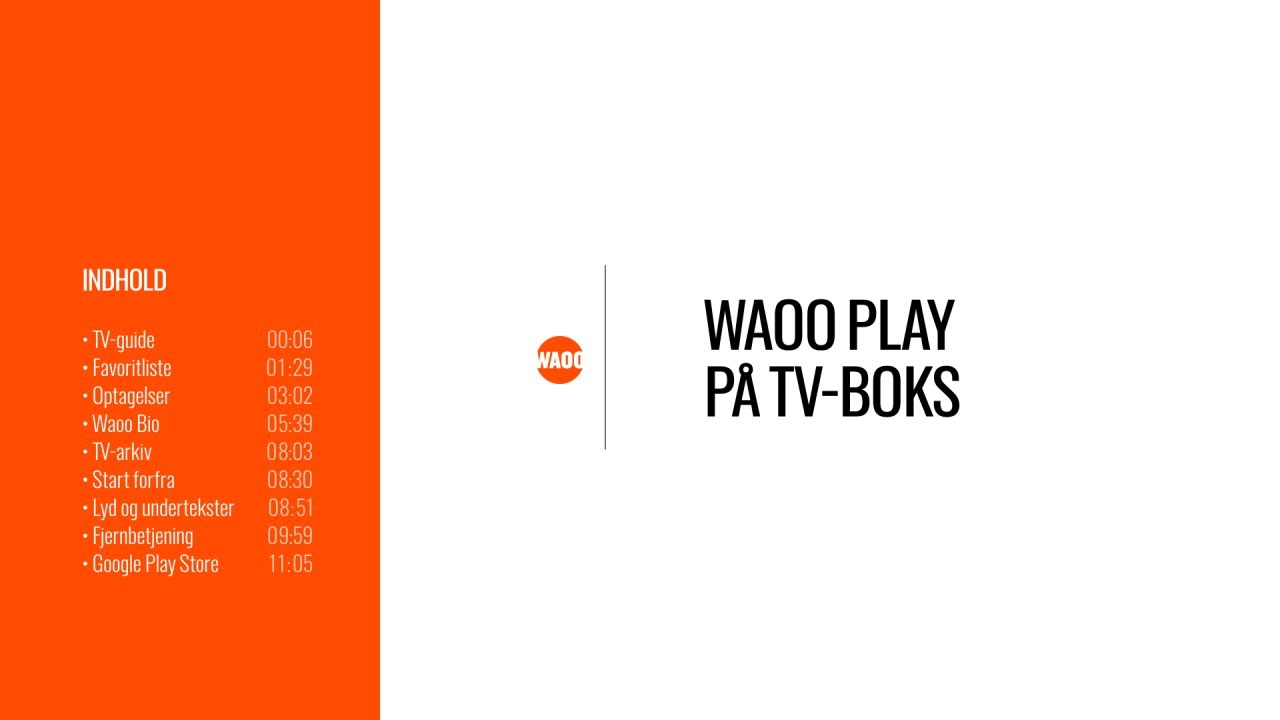 Waoo Play - TV-boks - YouTube