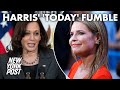 Kamala Harris fumbles when challenged on school reopenings in ‘Today’ interview | New York Post