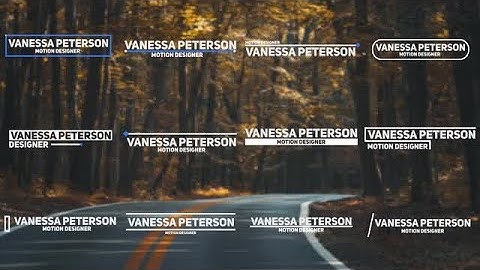 Minimal Lower Thirds Motion Graphics Templates